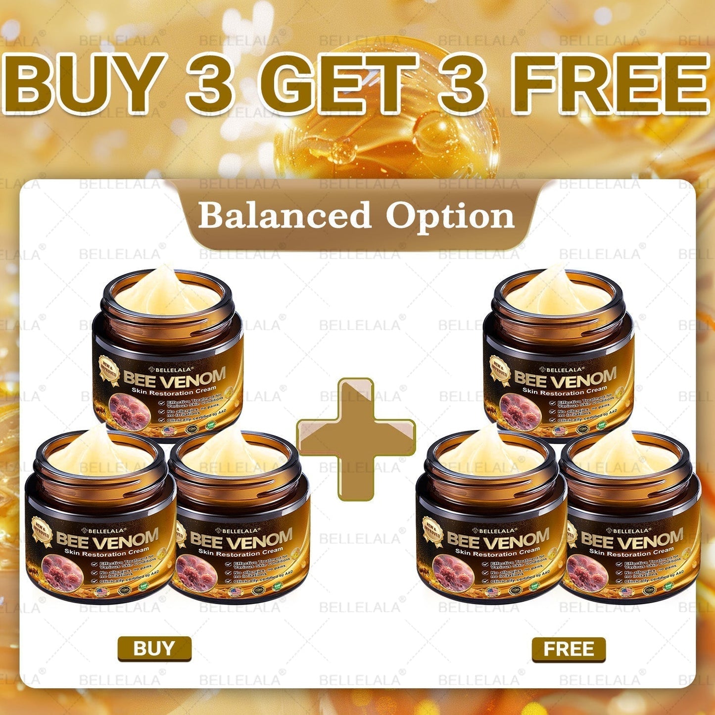 NEW & IMPROVED ✨Bellelala® 𝖡𝖾𝖾 𝗏𝖾𝗇𝗈𝗆 𝖲𝗄𝗂𝗇 𝖱𝖾𝗌𝗍𝗈𝗋𝖺𝗍𝗂𝗈𝗇 𝖢𝗋𝖾𝖺𝗆