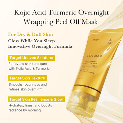 LOVILDS™ Turmeric Kojic Acid Collagen Night Mask