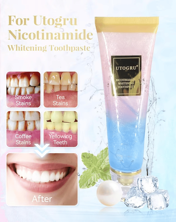 🔥Nicotinamide Probiotic Whitening Toothpaste - Free of Fluoride, Nicotinamide, Anti plaque