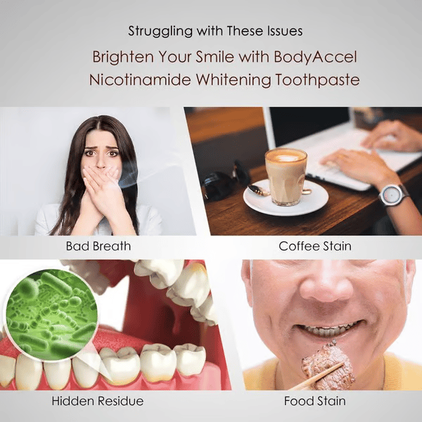🔥Nicotinamide Probiotic Whitening Toothpaste - Free of Fluoride, Nicotinamide, Anti plaque