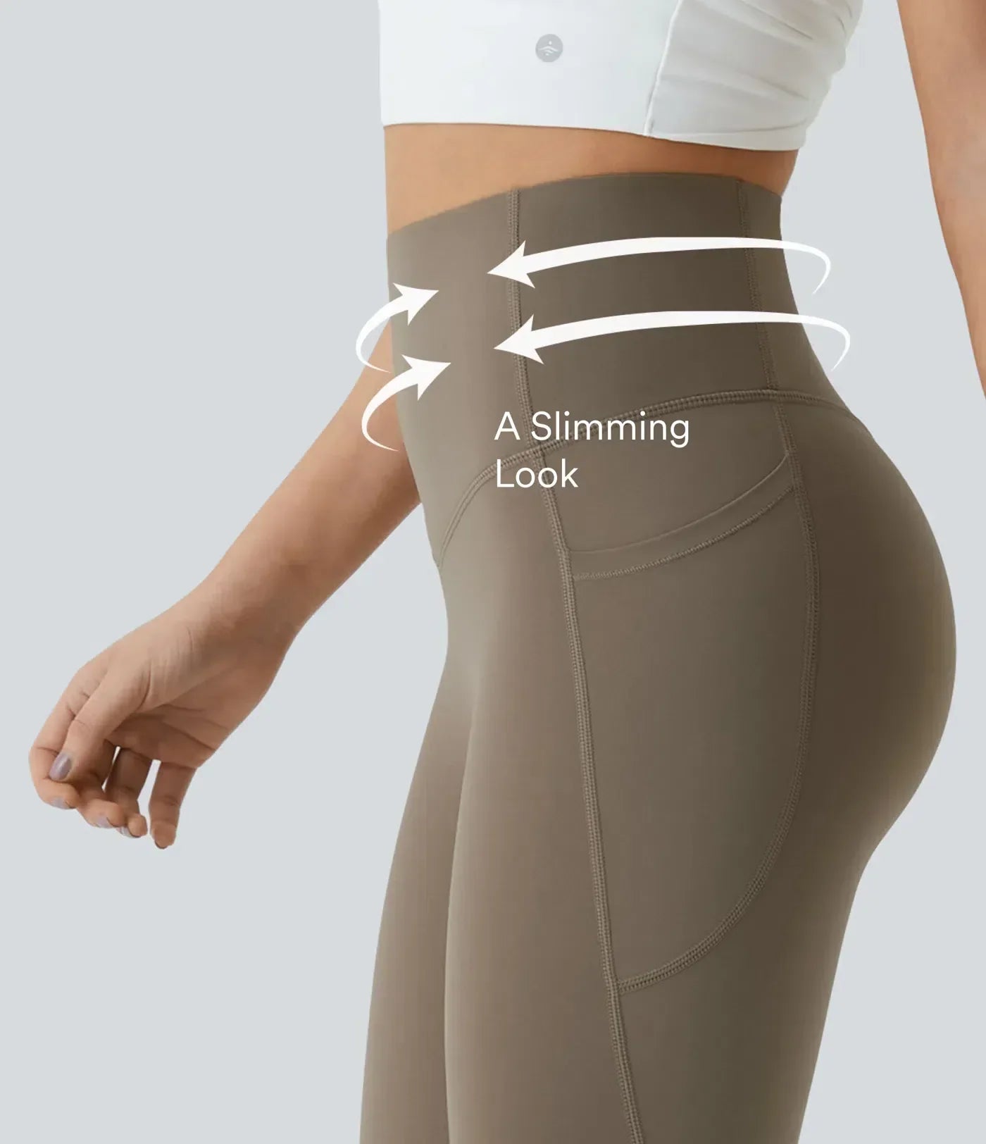 🔥Alisanda®  High Waisted Waist Shaping Pocket Shaping Training Leggings